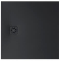 Roca Terran-N Stonex zuhanytálca 90x90 cm csúszásgátló felülettel és lefolyóval, fekete APA0138438401400 (APA0138438401400)