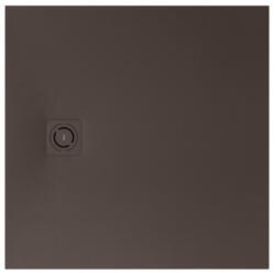 Roca Terran-N Stonex zuhanytálca 80x80 cm csúszásgátló felülettel és lefolyóval, kávé APA0132032001660 (APA0132032001660)