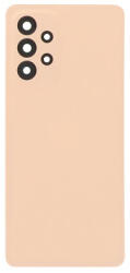 Samsung A536 Galaxy A53 5G akkufedél (hátlap) kamera lencsével és ragasztóval, narancs, peach (utángyártott)