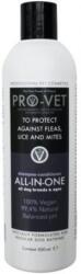 Pro-Vet All-in-One șampon și balsam antialergenic împotriva puricilor, păduchilor și acarienilor 500 ml