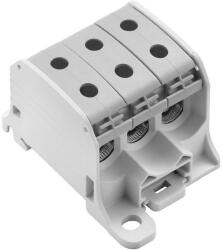 Weidmüller WEIDMÜLLER WPD 330CC 3X50/3X50 GY Potenciálelosztó sorkapocs, csavaros csatlakozás, világosszürke, 50mm2, 150A, 1000V (2874510000) (2874510000)