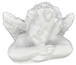  Angyal figura poly 3, 8x2, 6x2, 6cm fehér 4db/csomag (LR19B-3619)