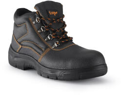 TOP Munkavédelmi bakancs S3 acél orrmerevítő TOP WORK-MID, fekete, 48 (TOP_WORK-MID-48)