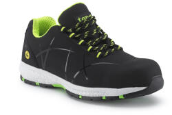 TOP Védőfélcipő S3 SRC kompozit orrmerevítő TOP ATON, fekete/zöld, 48 (TOP_ATON-FEKETE-48)