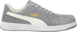 PUMA Iconic Suede Grey Low S1PL ESD FO HRO SR munkavédelmi cipő (PUM-640030-42) - munkaruhakozpont