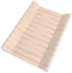  Babastar puha 2 ékes pelenkázó lap 50*70 cm - rózsaszín maci + pillangó - babastar