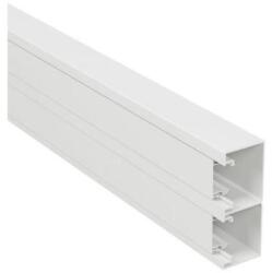 Legrand 638040 Kábelcsatorna 130x50 mm, merev fedéllel, bepattintható 45-ös szerelvényhez, fehér