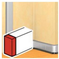 Legrand 011115 DLP Alu végzáró 50x105mm csatornához