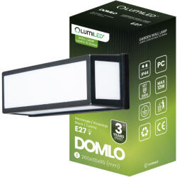 Lumileds Kerti lámpa E27 Négyszögletű emelőfali lámpa DOMLO LUMILED (LUMOGR1175)