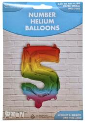 Procos 0-ás számú szivárvány fólia lufi 95cm