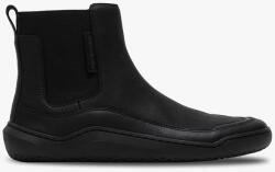 Vivobarefoot Gobi Chelsea Mens Obsidian Bőr Bokacipő