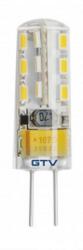 GTV LD-G4SI15-32 LED IZZÓ, SMD 3014, SZILIKON, MELEG FEHÉR, G4, 2W, 360° FÉNYSZÖG, DC12V, 140 lm, (LD-G4SI15-32)