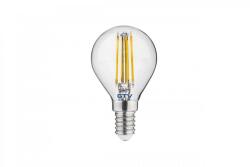 GTV LD-G45FLE4-30 LED FÉNYFORRÁS, FILAMENT, A-G, G45, 3000K, E14, 4, 0W, AC220-240V, 360°, 420lm, 44mA (LD-G45FLE4-30)