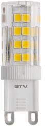 GTV LD-G9P35W-30 LED FÉNYFORRÁS, SMD 2835, MELEG FEHÉR G9, 3.5W, AC220-240V, 360° FÉNYSZÖG, 320lm, 38mA, 30 (LD-G9P35W-30)