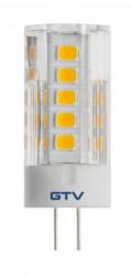 GTV LD-G4P35W-30 LED izzó 3, 5W, G4, SMD 2835, meleg fehér, sugárzási szög 360°, DC12V 320lm, 3000K (LD-G4P35W-30)