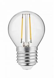 GTV LD-G45FL2E-30 LED fényforrás FILAMENT, 3000K, G45, E27, 2W, AC220-240V/50-60Hz, RA>80, 360°, 200lm, PF>0, 4, 22mA (LD-G45FL2E-30)