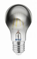 GTV LD-A60FP8-18 Dekoratív LED fényforrás, FILAMENT, szürke, A60, 1800K, E27, 8, 0W, 400lm, AC220-240V, 360° (LD-A60FP8-18)