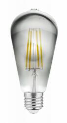 GTV LD-ST64FP4-18 Dekoratív LED fényforrás, FILAMENT, szürke, ST64, 1800K, E27, 6, 0W, 300lm, AC220-240V, 360° (LD-ST64FP4-18)