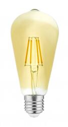 GTV LD-ST64FVE4-30 LED FÉNYFORRÁS, VINTAGE FILAMENT, A-G, ST64, 3000K, E27, 4, 0W, AC220-240V, 360°, 300lm, 44mA (LD-ST64FVE4-30)