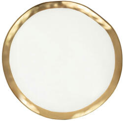 Kare Design KARE Bell Porcelán Tányér Fehér-Arany 31 cm (KHM-60500)