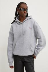 Guess Jeans felső szürke, női, nyomott mintás, kapucnis, W4BQ21 KC811 - szürke S