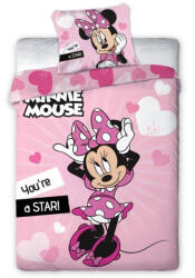 Disney Minnie ágyneműhuzat 140×200 cm, 63×63 cm microfibre /microfiber Nr 01