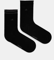 Calvin Klein zokni 4 pár fekete, női, 701229442 - fekete Univerzális méret