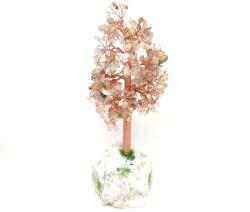 R. M. ékszer Ásványfa Rutilkvarc nyers kvarcon 20-22cm (017403)