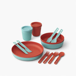 Sea to Summit Passage Dinnerware Set 2P 14 Piece Culoare: albastru/roșu (ACK037051-122123)