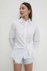 ANSWEAR pamut ing női, galléros, fehér, regular - fehér XS - answear - 21 990 Ft