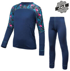 Sensor Merino Impress Set Mărime copii: 110 / Culoare: albastru închis (22200034-02)