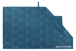 LIFEVENTURE Prosop de plajă Printed SoftFibre Trek Towel Culoare: albastru/verde (63550) Prosop
