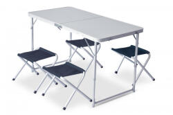 Pinguin Furniture (table + 4 chairs) Culoare: verde (621044)