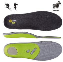 SIDAS 3Feet Merino Mid Mărimi încălțăminte (EU): 39-41 / Culoare: verde deschis (CSE3FME18_MI_M)