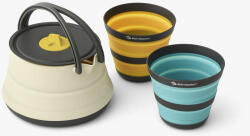 Sea to Summit Frontier UL Collapsible Kettle Cook Set 2P 3 Piece Culoare: bej (ACK025031-122101)