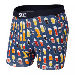 Saxx Vibe Boxer Brief Mărime: S / Culoare: negru/albastru (10008670SAX01S)