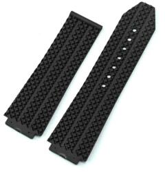  Curea tip Hublot silicon neagra - cureaceas