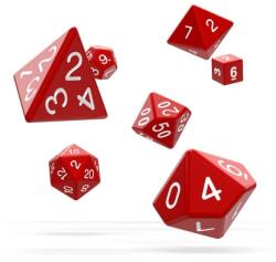 Oakie doakie dice RPG Set Solid - Red (7) (ODD500024)