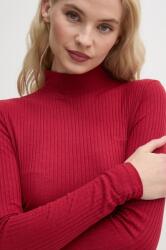 Pepe Jeans hosszú ujjú FLORY női, garbónyakú, piros, PL505978 - piros XS