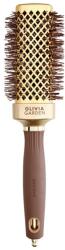 Olivia Garden Expert Blowout Straight Square Brush Gold & Brown 40 mm