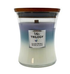 WoodWick Trilogy Medium Hourglass Candle Calming Retreat 275 g