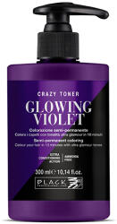 Black Professional Black Professional Crazy Toner Semi-permanent Hair Colour 300 ml vopsea semi-permanentă Glowing Violet