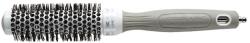 Olivia Garden Expert Blowout Shine Round Brush White & Grey 25 mm