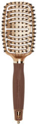 Olivia Garden Expert Care Flex Brush Boar Bristles Gold & Brown