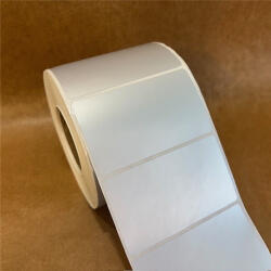  70x40mm PET Matt SILVER műanyag címke 1000 db/40gy