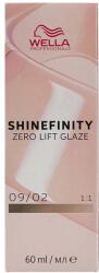 Wella Shinefinity Zero Lift Glaze 60 ml vopsea demi-permanentă 09/02 Very Light Blonde Natural Matte