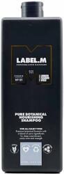 label. m Pure Botanical Nourishing Shampoo 1000 ml