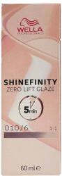 Wella Shinefinity Zero Lift Glaze 60 ml vopsea demi-permanentă 010/6 Lightest Blonde Violet