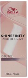 Wella Shinefinity Zero Lift Glaze 60 ml vopsea demi-permanentă 09/65 Very Light Blonde Violet Mahogany