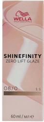 Wella Shinefinity Zero Lift Glaze 60 ml vopsea demi-permanentă 08/0 Light Blonde Natural